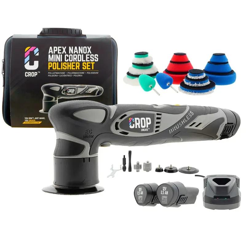 Weekendaanbieding CROP Apex NanoX Mini Accu Polijstmachine Set